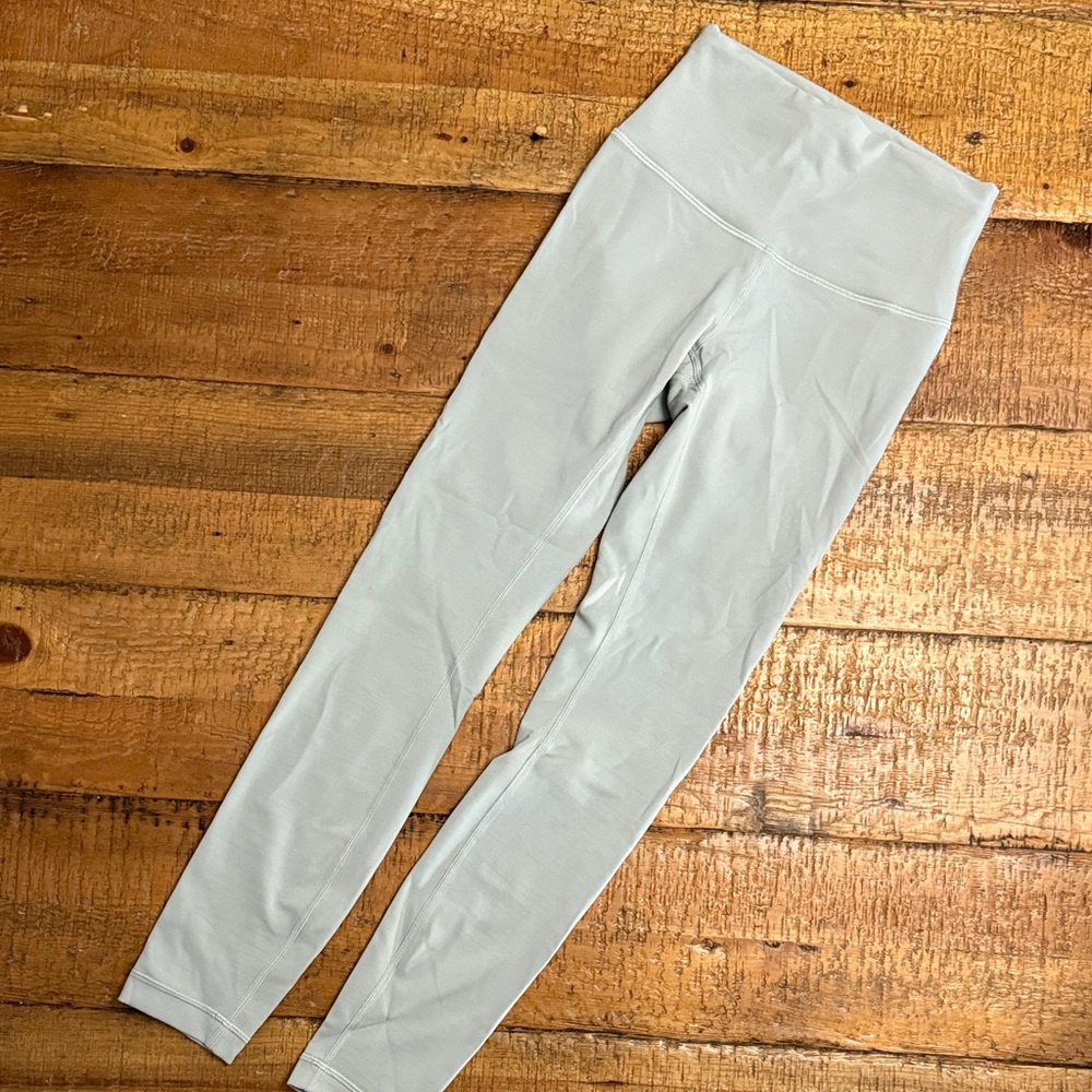 NEW Lululemon Align Light Green/Gray High-Waisted Leggings-never worn